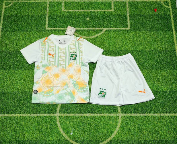 2026 Cote d Ivoire Away Kids Cheap Soccer Jerseys