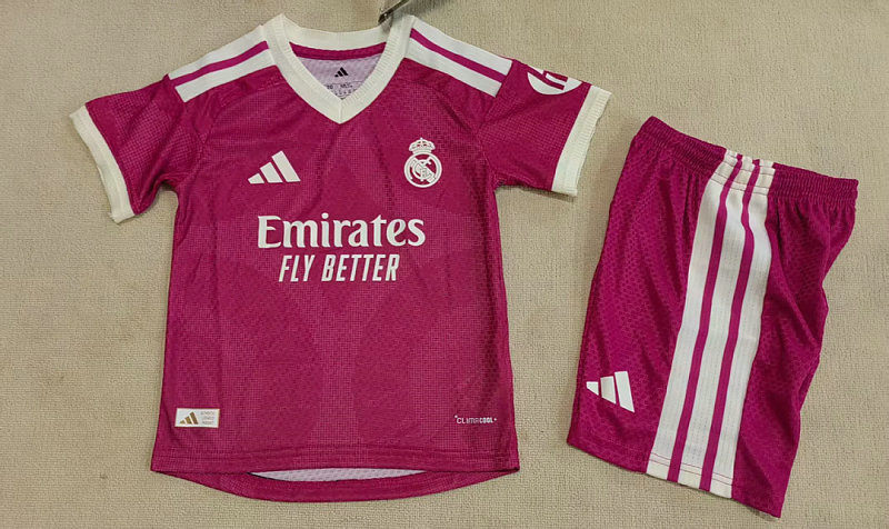 26-27 Real Madrid Third Kids Cheap Soccer Jerseys