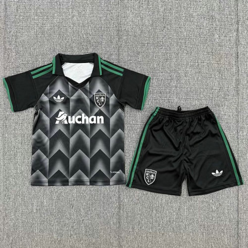 26-27 Lens Away Kids Cheap Soccer Jerseys and shorts