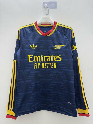 26-27 Arsenal Away Long Sleeve Cheap Soccer Jerseys