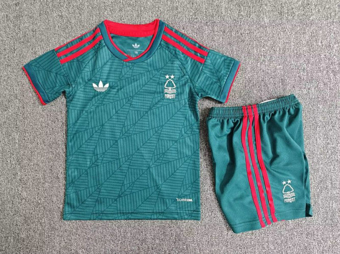 26-27 Nottingham Forest Away Kids Cheap Soccer Jerseys and shorts