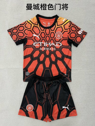 26-27 Manchester City Goalkeeper Cheap Soccer Jerseys and Shorts