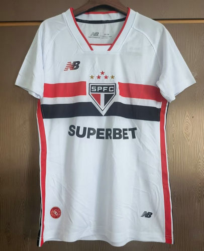 26-27 Sao Paulo Home Women Cheap Soccer Jerseys