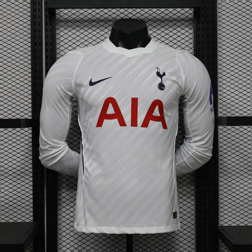 26-27 Tottenham Home Long Sleeve Player Version Cheap Soccer Jerseys