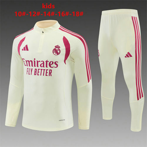 26-27 Real Madrid Kids Long Sleeve tracksuit