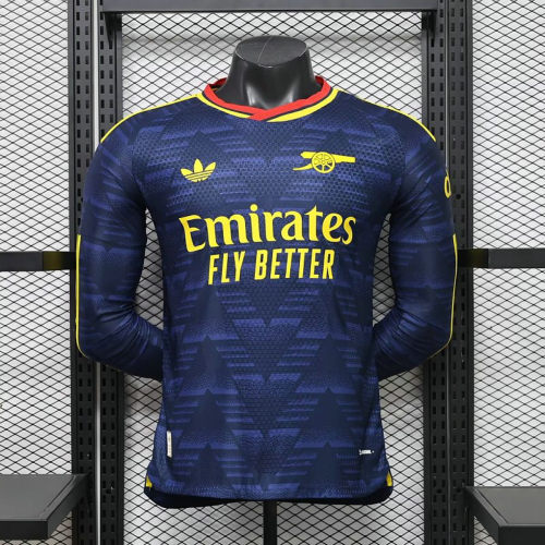26-27 Arsenal Away Long Sleeve Player Version Cheap Soccer Jerseys