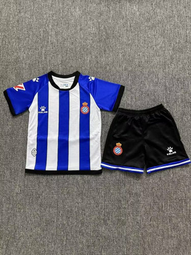 26-27 Spanish Home Kids Cheap Soccer Jerseys and shorts