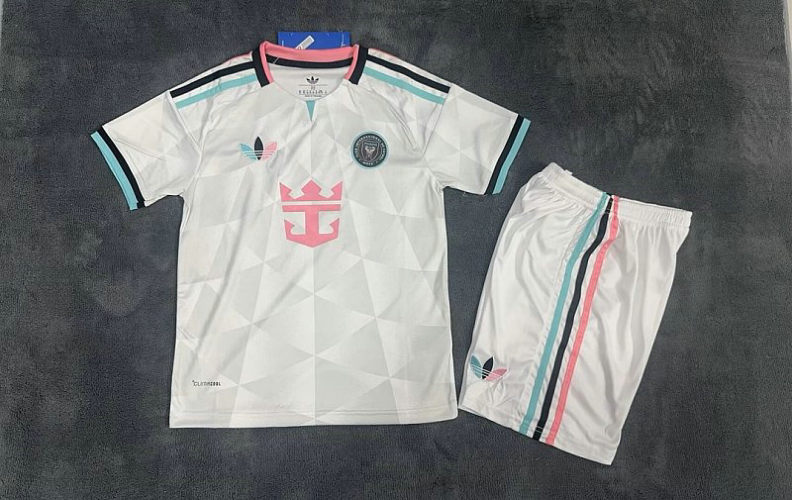 26-27 Inter Miami Third Kids Cheap Soccer Jerseys and shorts