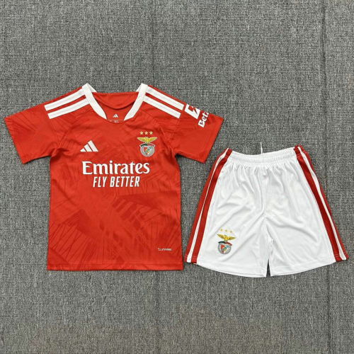 26-27 Benfica Home Kids Cheap Soccer Jerseys and shorts