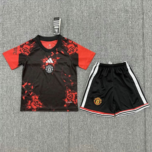 26-27 Man United Home Kids Cheap Soccer Jerseys 