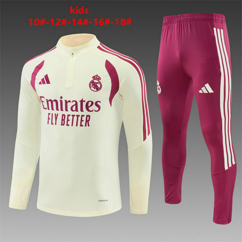 26-27 Real Madrid Kids Long Sleeve tracksuit