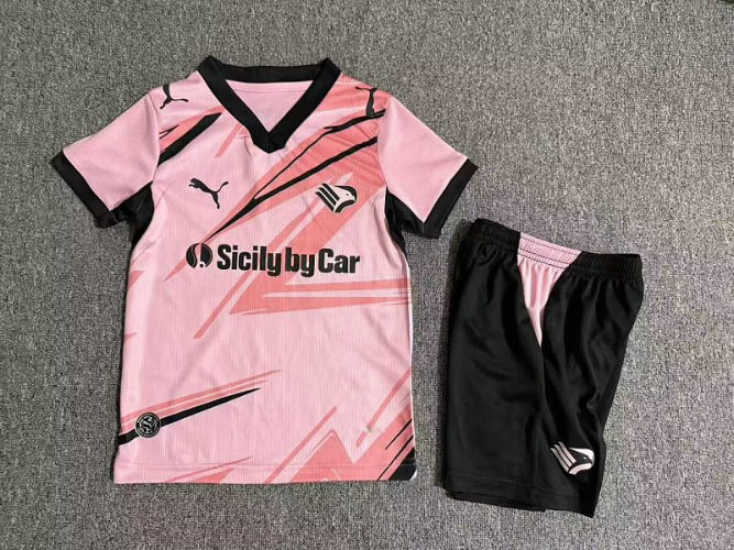 26-27 Palermo Home Kids Cheap Soccer Jerseys and shorts