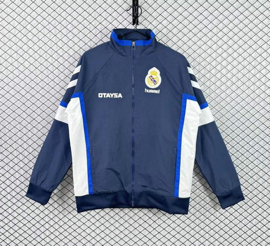 91-92 Real Madrid Retro Windbreaker Jackets