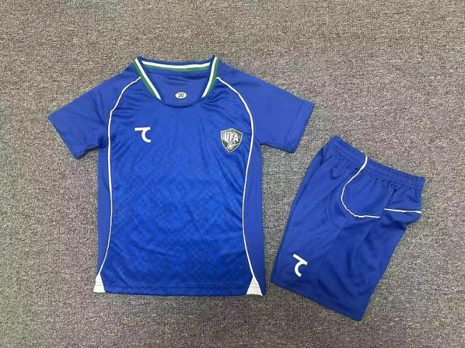 26-27 Uzbekistan Home Kids Cheap Soccer Jerseys