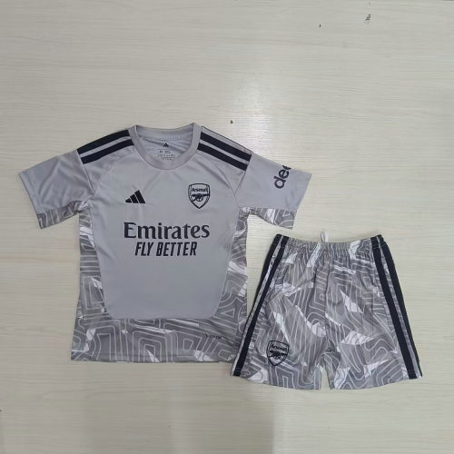 26-27 Arsenal Goalkeeper Kids Cheap Soccer Jerseys
