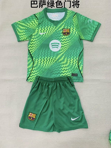 26-27 Barcelona Goalkeeper Cheap Soccer Jerseys and Shorts