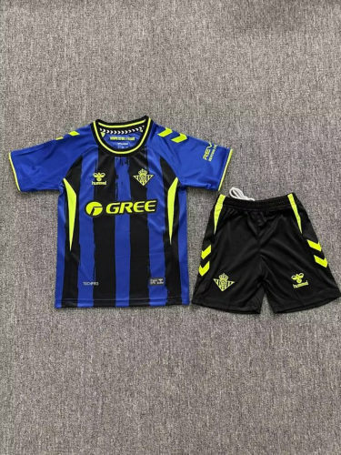 26-27 Real Betis Third Kids Cheap Soccer Jerseys and shorts