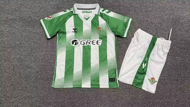 26-27 Real Betis Home Kids Cheap Soccer Jerseys