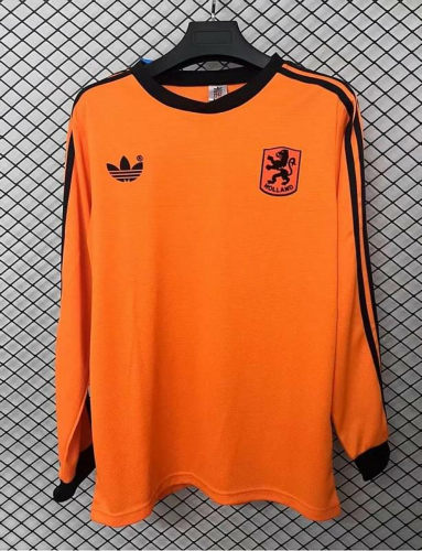 1980 Netherlands Home Retro Cheap Soccer Jerseys