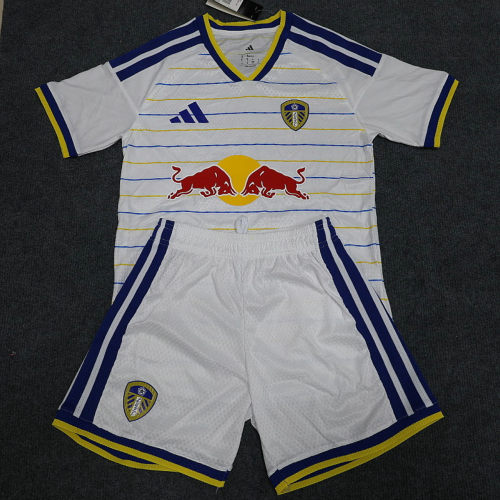 26-27 Leeds United United Home Cheap Soccer Jerseys and shorts