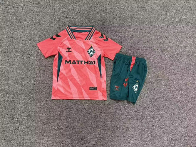 26-27 Werder Bremen Third Kids Cheap Soccer Jerseys and shorts