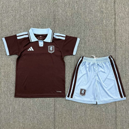 26-27 Aston Villa Home Kids Cheap Soccer Jerseys