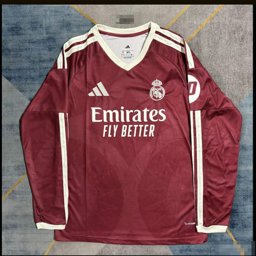 26-27 Real Madrid Third Long Sleeve Cheap Soccer Jerseys