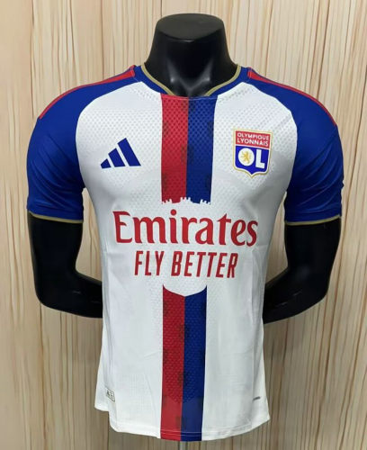 26-27 Lyon Home Player Version Cheap Soccer Jerseys