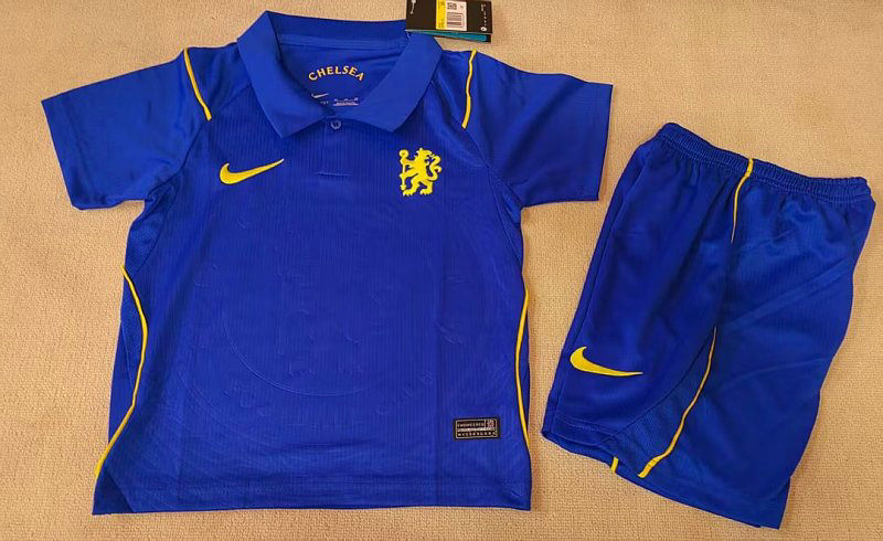 26-27 Chelsea Home Kids Cheap Soccer Jerseys and shorts