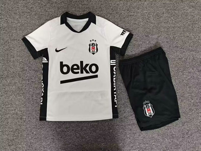26-27 Besiktas Home Kids Cheap Soccer Jerseys and shorts
