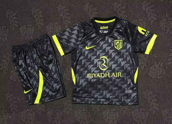 26-27 Atletico Madrid Away Kids Cheap Soccer Jerseys