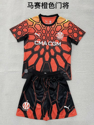 26-27 Marseille Goalkeeper Cheap Soccer Jerseys and shorts