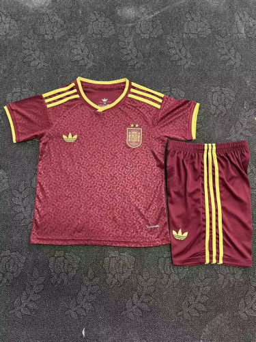 26-27 Spain Third Kids Cheap Soccer Jerseys and shorts