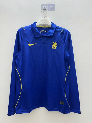 26-27 Chelsea Home Long Sleeve Cheap Soccer Jerseys