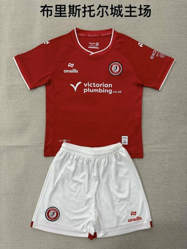 26-27 Bristol Home Cheap Soccer Jerseys and shorts