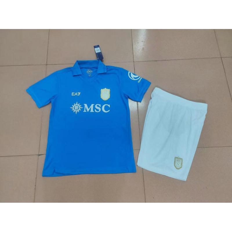26-27 Napoli Home Cheap Soccer Jerseys and shorts
