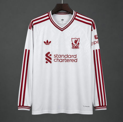 26-27 Liverpool Away Long Sleeve Cheap Soccer Jerseys