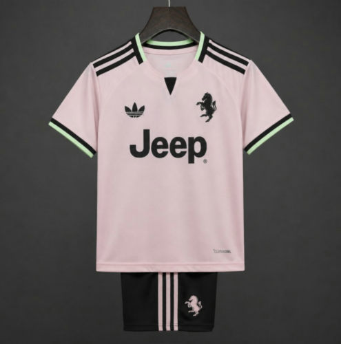 26-27 Juventus Away Kids Cheap Soccer Jerseys