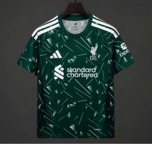 26-27 Liverpool Home Green Goalkeeper Cheap Soccer Jerseys