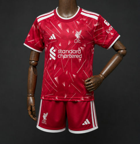 26-27 Liverpool Home Kids Cheap Soccer Jerseys