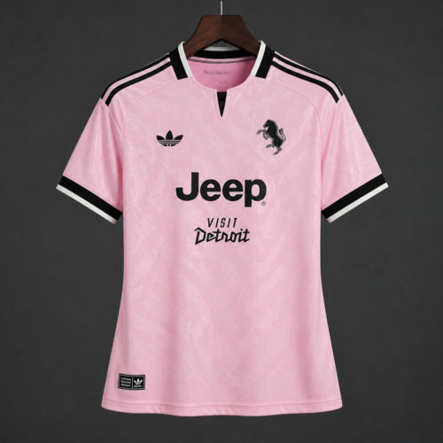 26-27 Juventus Away Pink Cheap Soccer Jerseys