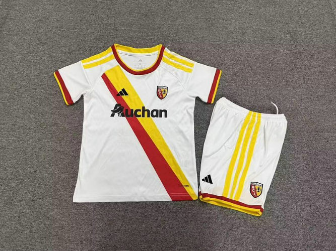 26-27 Lens Third Kids Soccer Jerseys and shorts