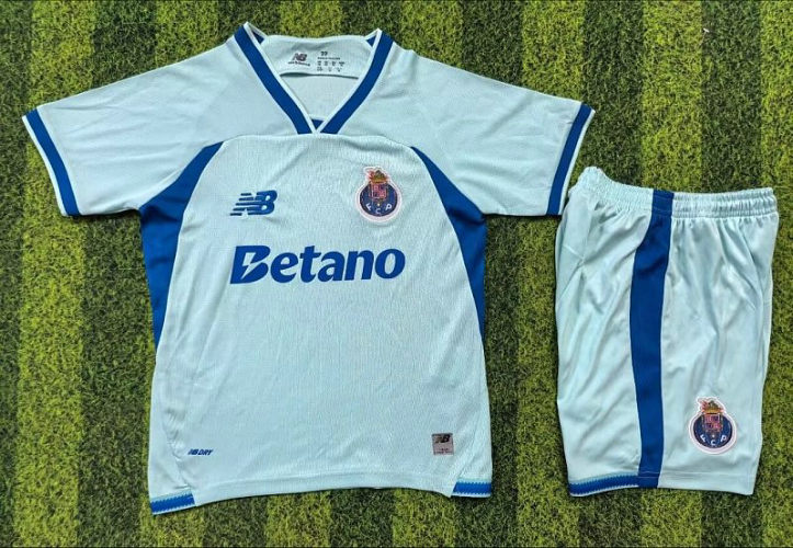 26-27 Porto Third Kids Soccer Jerseys and shorts