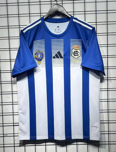 26-27 Recreativo de Huelva Home Soccer Jerseys