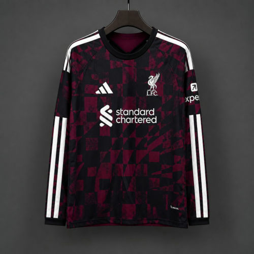 26-27 Liverpool Third Long Sleeve Maroon Jersey