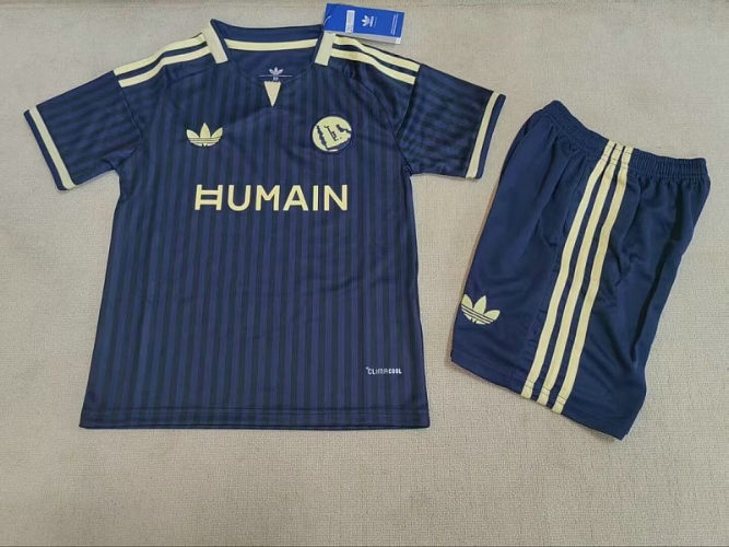 26-27 Al-Nassr Away Kids Soccer Jerseys and shorts