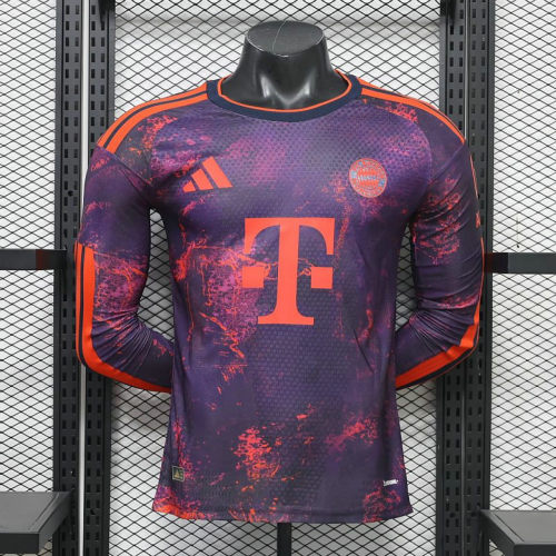 26-27 Bayern Third Long Sleeves Player Version Soccer Jerseys