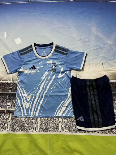 26-27 Nottingham Forest Third Kids Soccer Jerseys and shorts