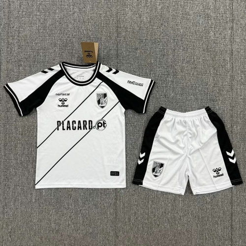 26-27 Guimaraes Home Kids Soccer Jerseys and shorts
