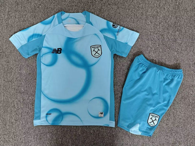 26-27 West Ham Third Kids Soccer Jerseys and shorts